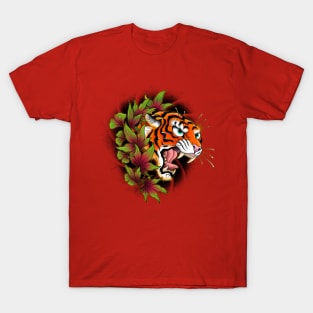 Neo trad Japanese tiger T-Shirt